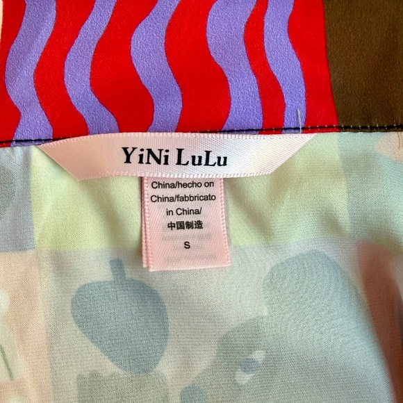 YiNi LuLu Womens Satin Shorts Pajamas Set NWT Size Small - Picture 9 of 9